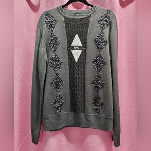 Rossardy Gray Sweater Sz L